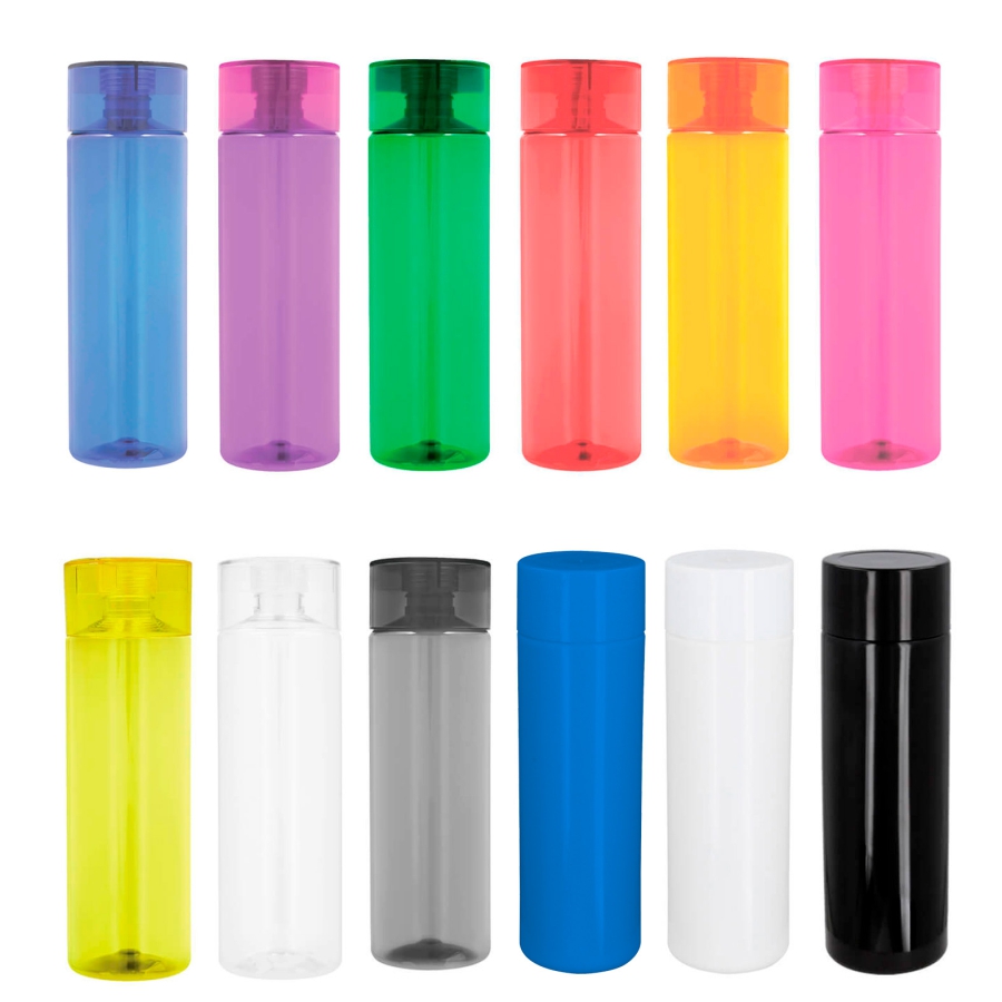 CILINDRO DE PLÁSTICO CON TAPA ENROSCABLE Y CUERPO DE COLOR  F123